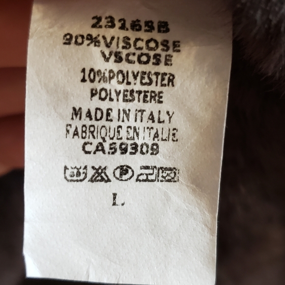 Angela Mara Forest Green Shaggy Sweater Ultra Soft Warm 3/4 Sleeve Woman L NWT - Picture 8 of 8